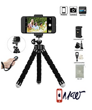 Iphone Tripod, Flexible Phone Stand Holder with Bluetooth Wireless Remote Shutter