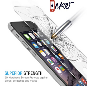 Tempered Glass Screen Protector For Apple iPhone 8 X 7 Plus 6 6s 4.7" 6 6s Plus 5 5s 5c se 4 4s Protective cover Film