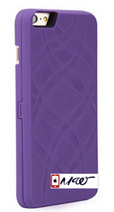 iPhone (5.5"): Dual Function Cosmetic Mirror Case Card Wallet Back Cover Shell For iPhone 6 Plus & iPhone 6S Plus