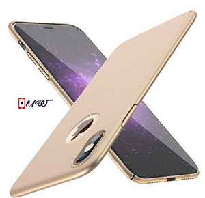 iPhone X Case [Colorful Series] [Ultra-Thin] [Anti-Drop] Premium Material Slim Full Protection Cover For iPhone 10 2017 (Smooth Gold)