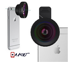 iPhone Lens, 140° Wide Angle + 10x Macro Clip-on Cell Phone Camera Lens Kit for iPhone