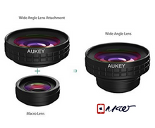 iPhone Lens, 140° Wide Angle + 10x Macro Clip-on Cell Phone Camera Lens Kit for iPhone