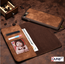 iphone X Case Leather Flip Wallet Multifunction Magnetic 2 in 1 Phone Case For iPhone 5 5S SE 6 6S 7 Plus Cover