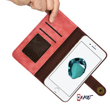 iphone X Case Leather Flip Wallet Multifunction Magnetic 2 in 1 Phone Case For iPhone 5 5S SE 6 6S 7 Plus Cover