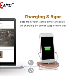 iPhone Charging Dock Desk Holder Easy Charger Sync Stand Desktop Charging Station for iPhone 7 /SE/6S/6/5S/5