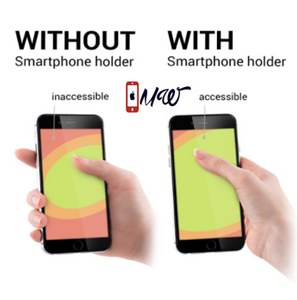 kwmobile finger-holder stripe Smartphone holder, for enhanced one-handed use. For iPhone