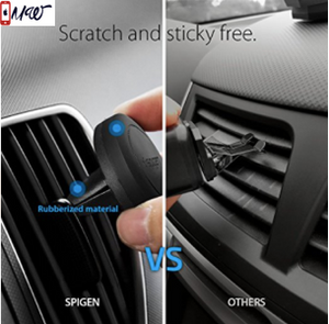 Spigen Kuel A200 Car Phone Mount Magnetic Air Vent Phone Holder Compatible with iPhone X / 8 / 8 plus / 7 / 7 Plus / 6S / 6S Plus