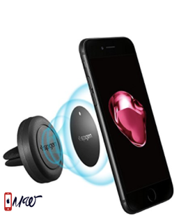 Spigen Kuel A200 Car Phone Mount Magnetic Air Vent Phone Holder Compatible with iPhone X / 8 / 8 plus / 7 / 7 Plus / 6S / 6S Plus