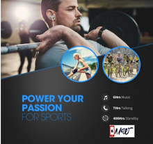 [Upgraded] Mpow Judge Magnetic Bluetooth Headphones, IPX7 Sweatproof Magnetic Stereo Bluetooth Earphones Wireless Sports Earbuds Headset Inline Control with MIC for Running, Jogging, Workout (3 Ear Hooks, 3 Ear-tips and Carrying Case Included)