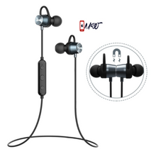 [Upgraded] Mpow Judge Magnetic Bluetooth Headphones, IPX7 Sweatproof Magnetic Stereo Bluetooth Earphones Wireless Sports Earbuds Headset Inline Control with MIC for Running, Jogging, Workout (3 Ear Hooks, 3 Ear-tips and Carrying Case Included)