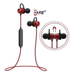 [Upgraded] Mpow Judge Magnetic Bluetooth Headphones, IPX7 Sweatproof Magnetic Stereo Bluetooth Earphones Wireless Sports Earbuds Headset Inline Control with MIC for Running, Jogging, Workout (3 Ear Hooks, 3 Ear-tips and Carrying Case Included)