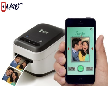 ZINK Phone Photo & Labels Wireless Printer. Wi-Fi Enabled. Print Directly from IOS