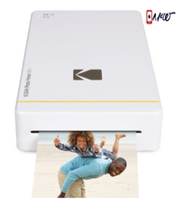 Kodak Mini Portable Mobile Instant Photo Printer - Wi-Fi & NFC Compatible - Wirelessly Prints 2.1 x 3.4" Images, Advanced DyeSub Printing Technology (White) Compatible with iOS