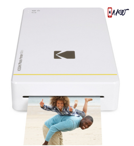 Kodak Mini Portable Mobile Instant Photo Printer - Wi-Fi & NFC Compatible - Wirelessly Prints 2.1 x 3.4" Images, Advanced DyeSub Printing Technology (White) Compatible with iOS