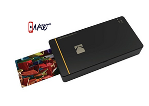 Kodak Mini Portable Mobile Instant Photo Printer - Wi-Fi & NFC Compatible - Wirelessly Prints 2.1 x 3.4" Images, Advanced DyeSub Printing Technology (White) Compatible with iOS