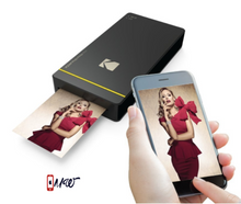 Kodak Mini Portable Mobile Instant Photo Printer - Wi-Fi & NFC Compatible - Wirelessly Prints 2.1 x 3.4" Images, Advanced DyeSub Printing Technology (White) Compatible with iOS